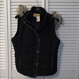 Prince & Fox Puffer Vest with Hood